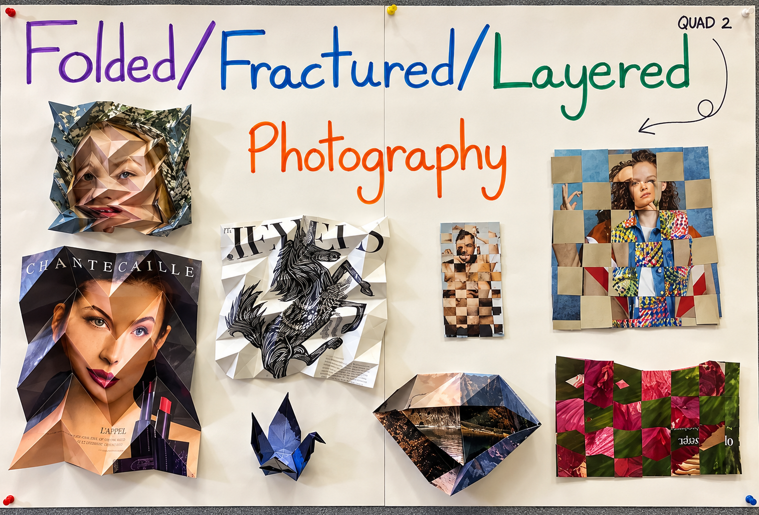 Student photography display